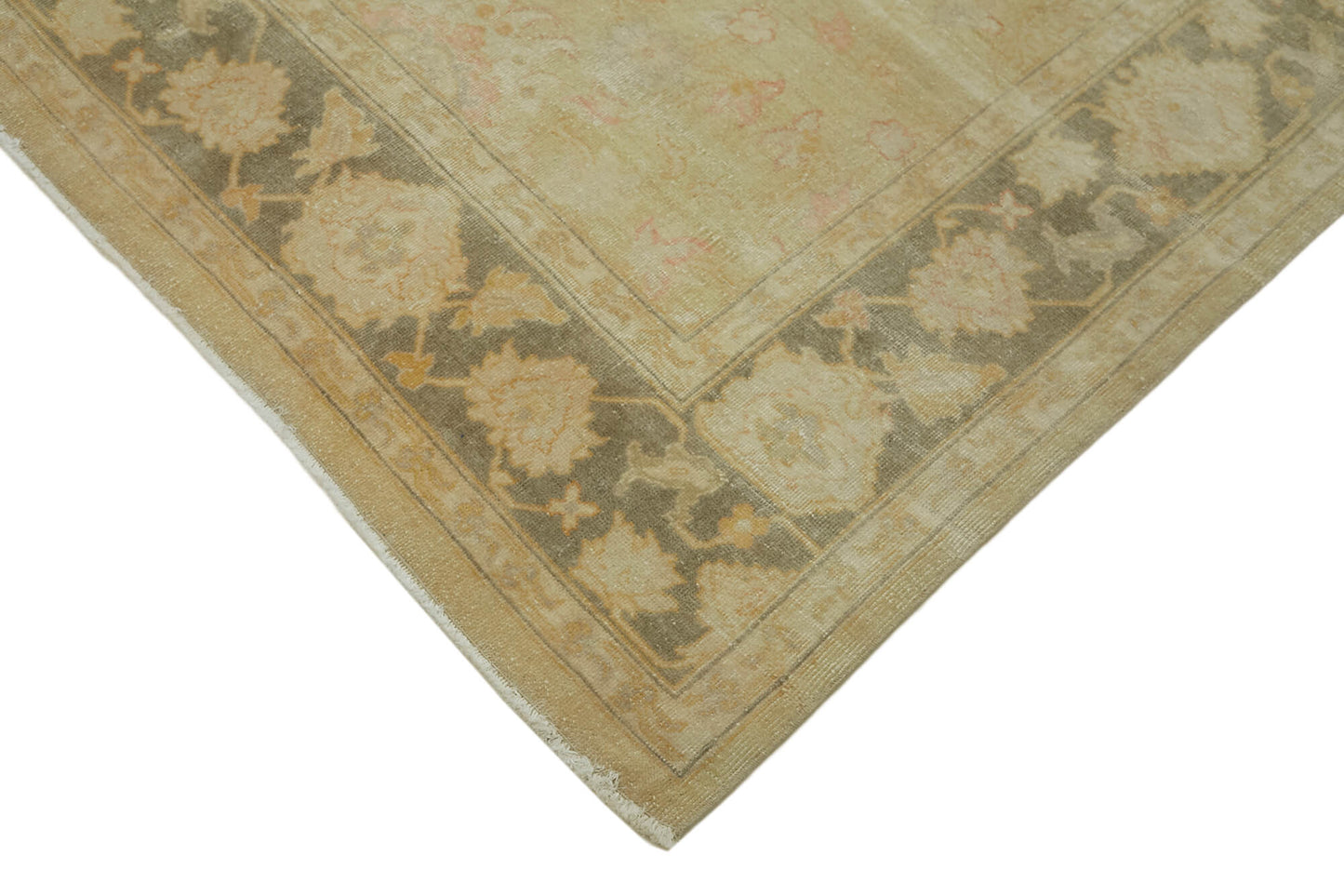 7x10 Beige Vintage Large Area Rug - 45511