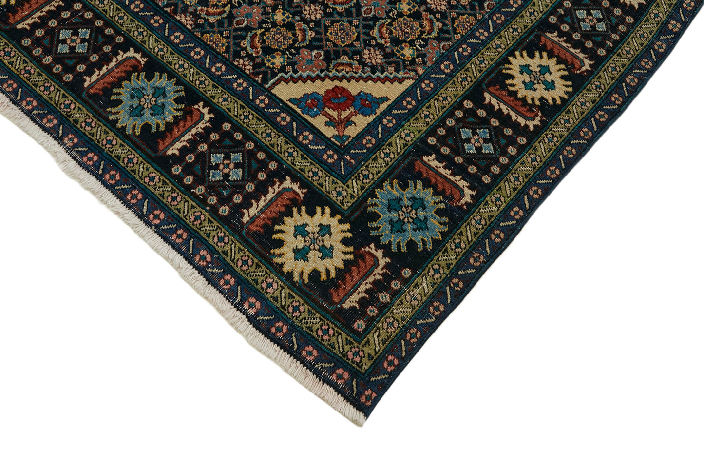 7x10 Blue Vintage Large Area Rug - 45513