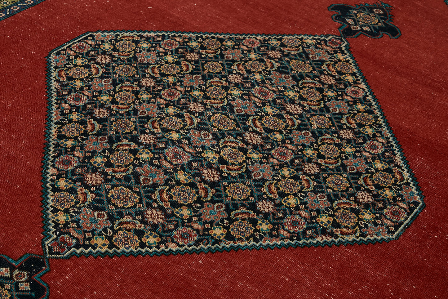 7x10 Blue Vintage Large Area Rug - 45513