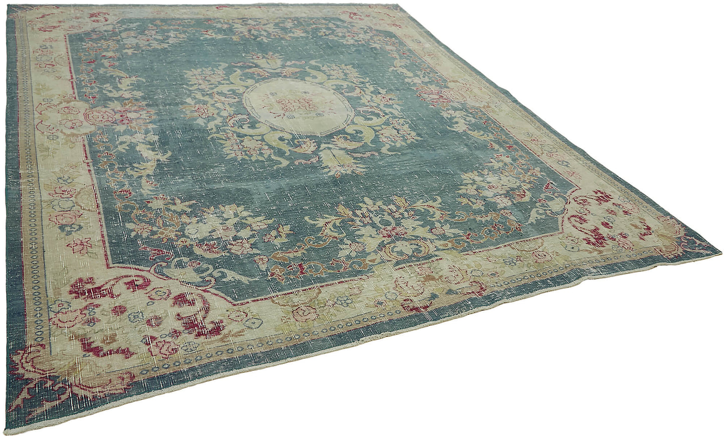 9x10 Beige Vintage Large Area Rug - 45516