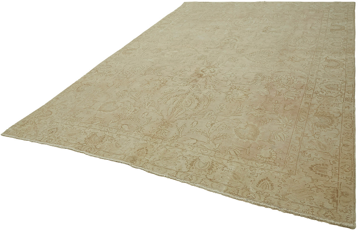 8x12 Beige Vintage Large Area Rug - 45519