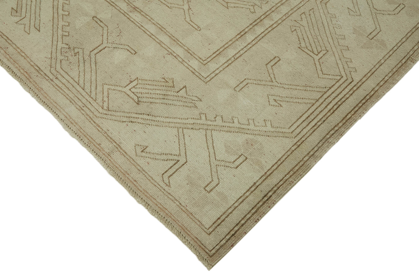 9x13 Beige Vintage Large Area Rug - 45523