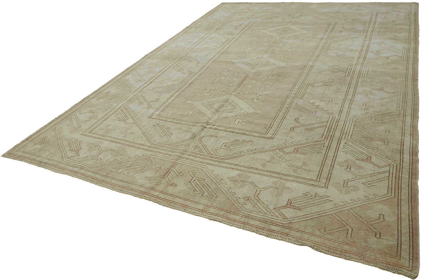 9x12 Beige Vintage Large Area Rug - 45524