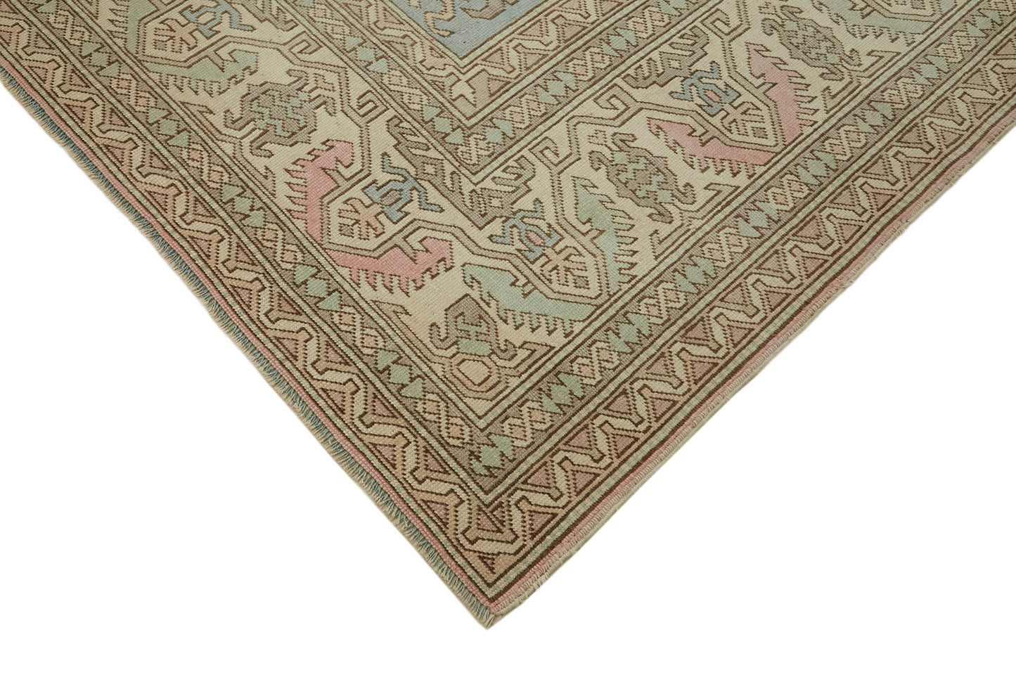 9x11 Beige Vintage Large Area Rug - 45540