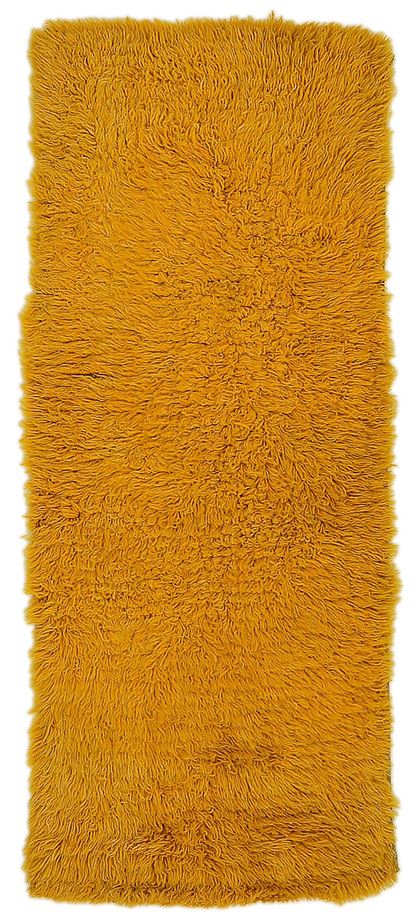 2x5 Yellow Vintage Tulu Rug - 45640