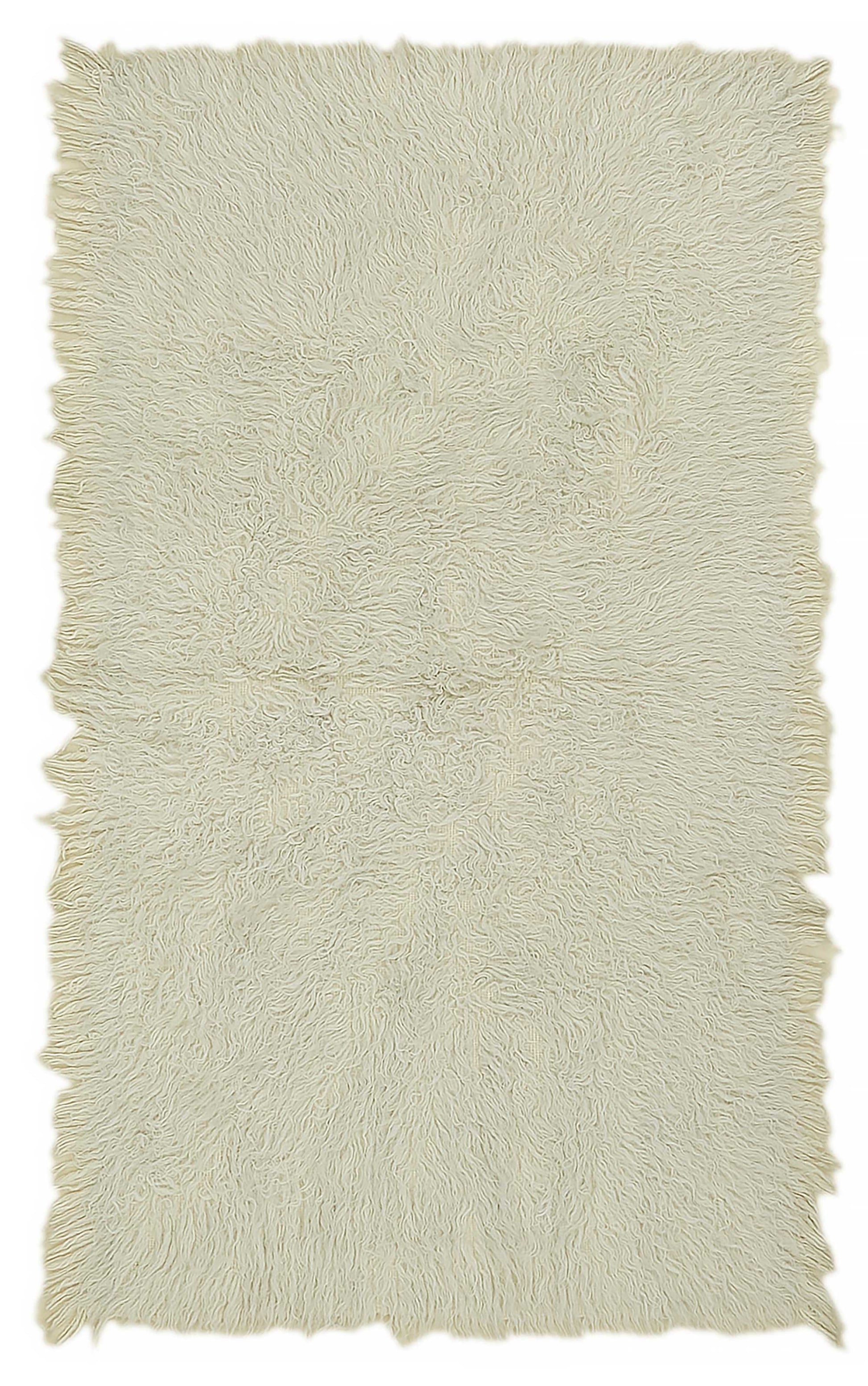 3x5 White Vintage Tulu Rug - 45643