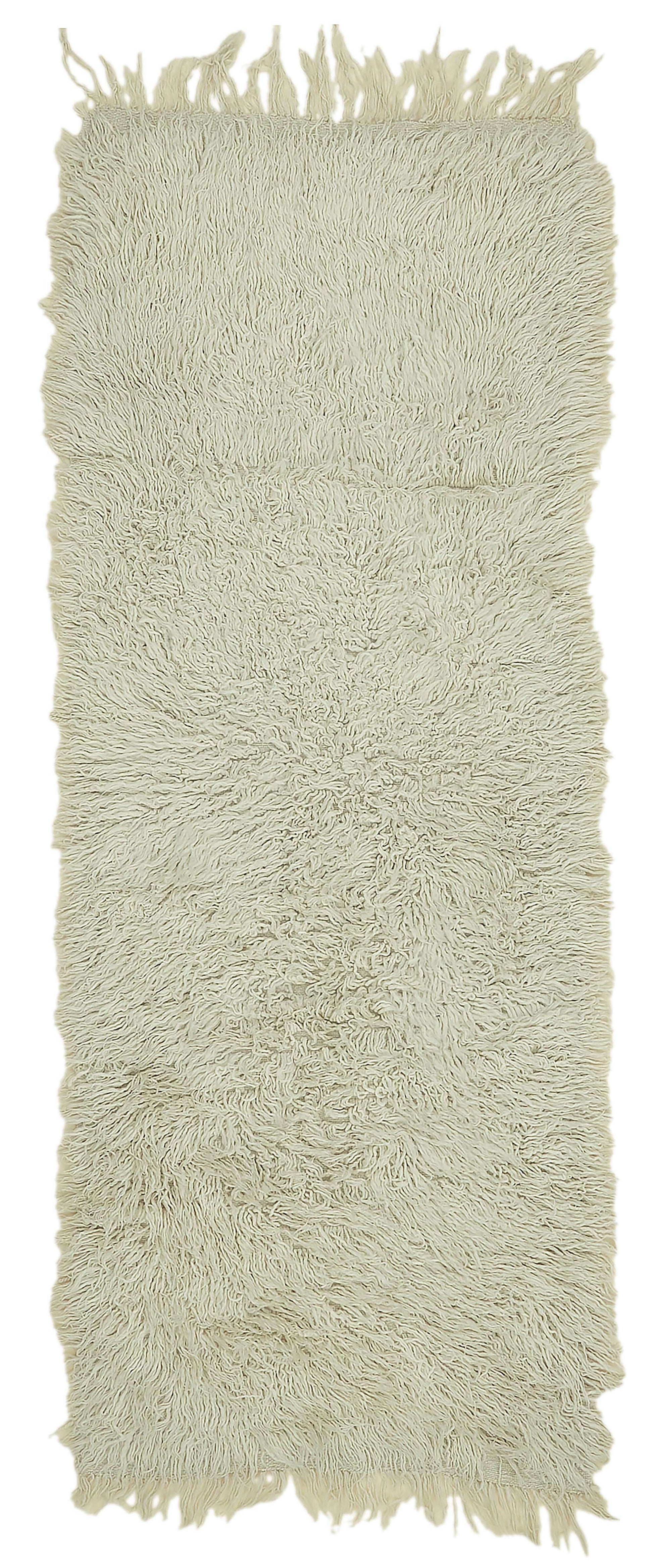 3x7 White Vintage Tulu Rug - 45644