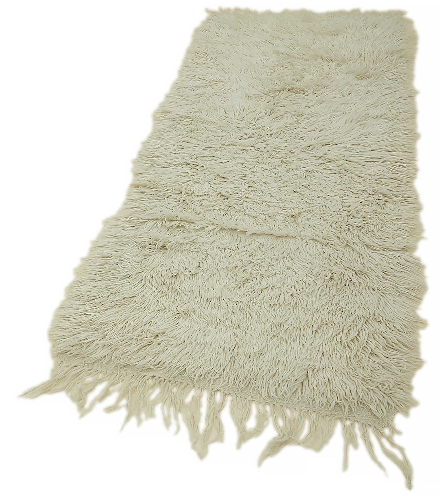 3x7 White Vintage Tulu Rug - 45644