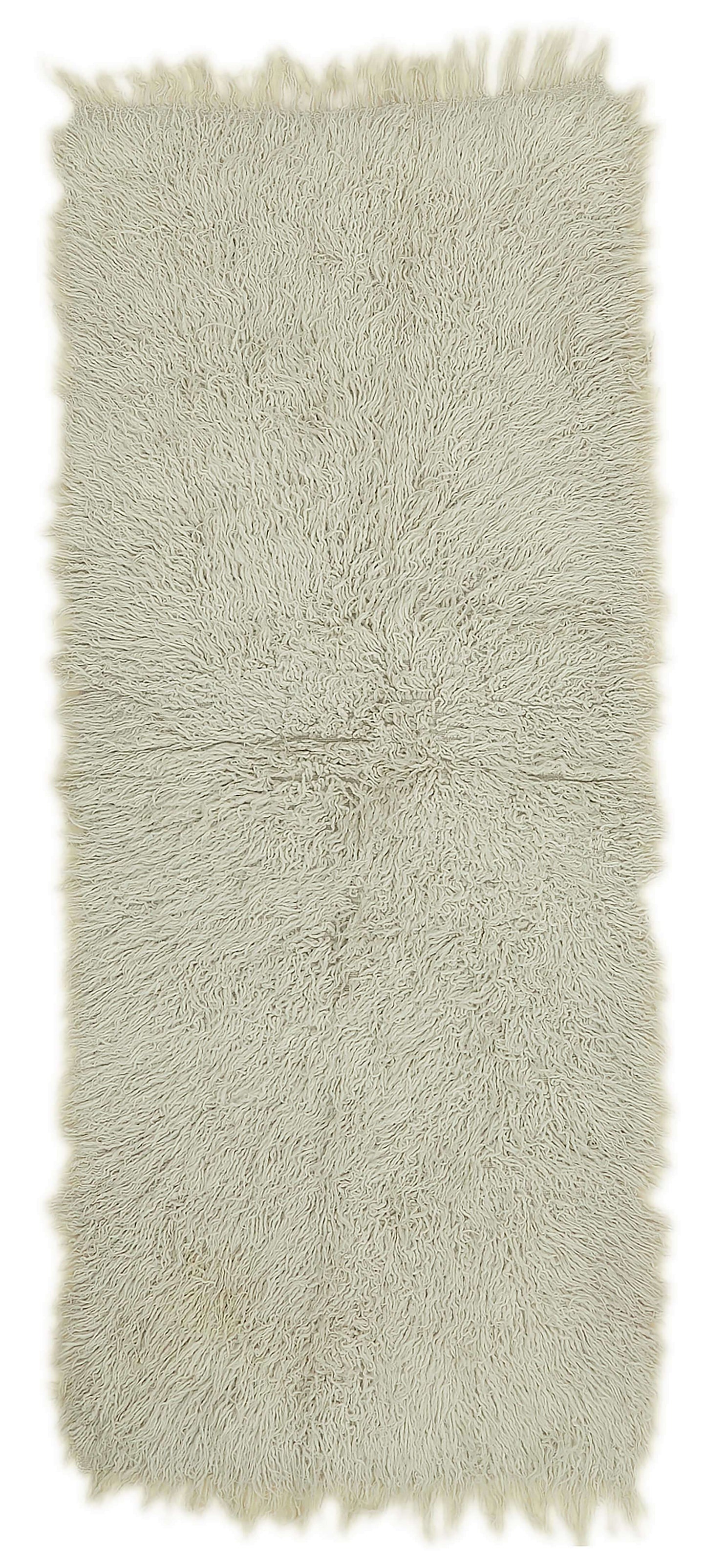 3x7 White Vintage Tulu Rug - 45647