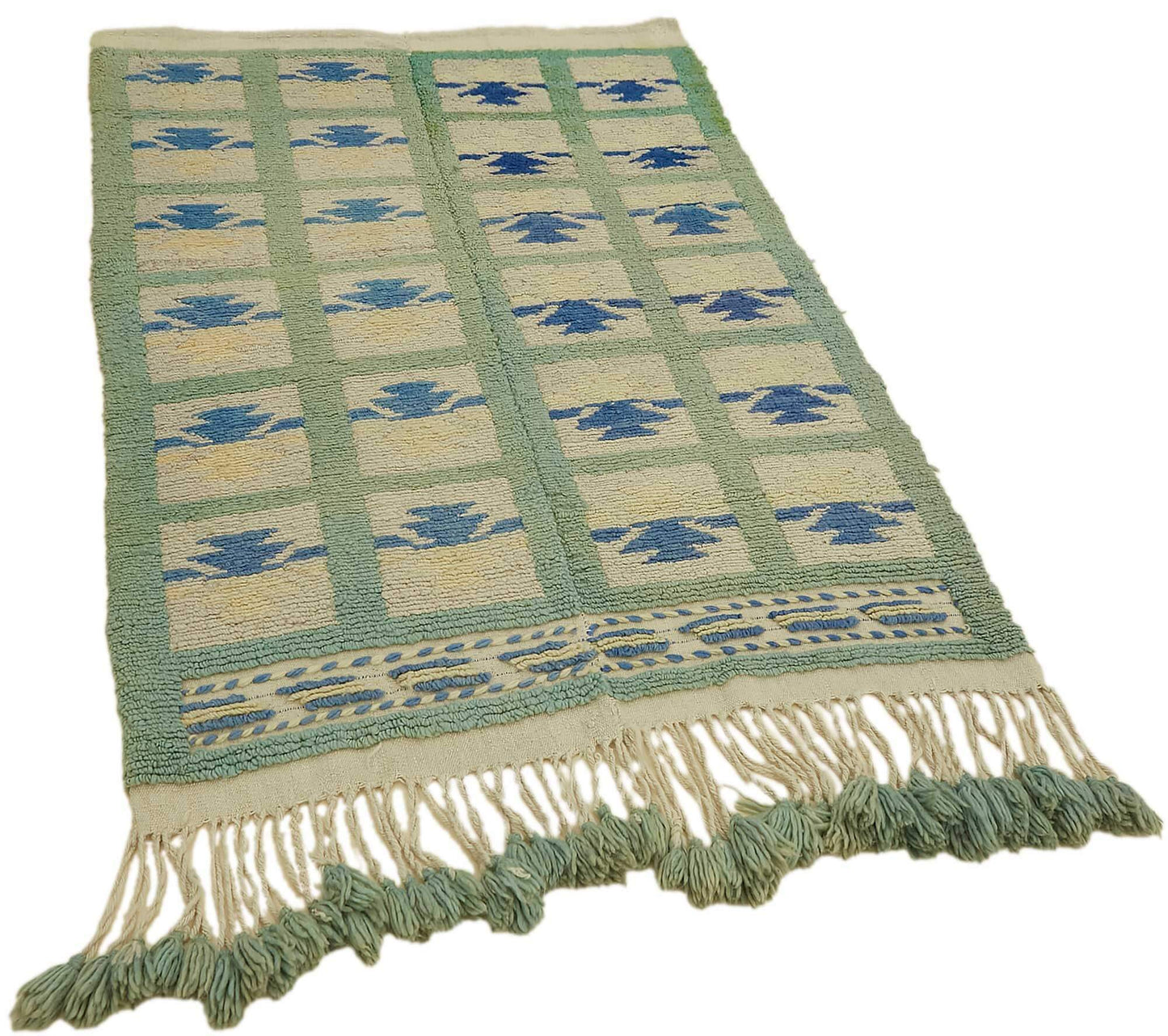 3x5 Green Vintage Tulu Rug - 45656