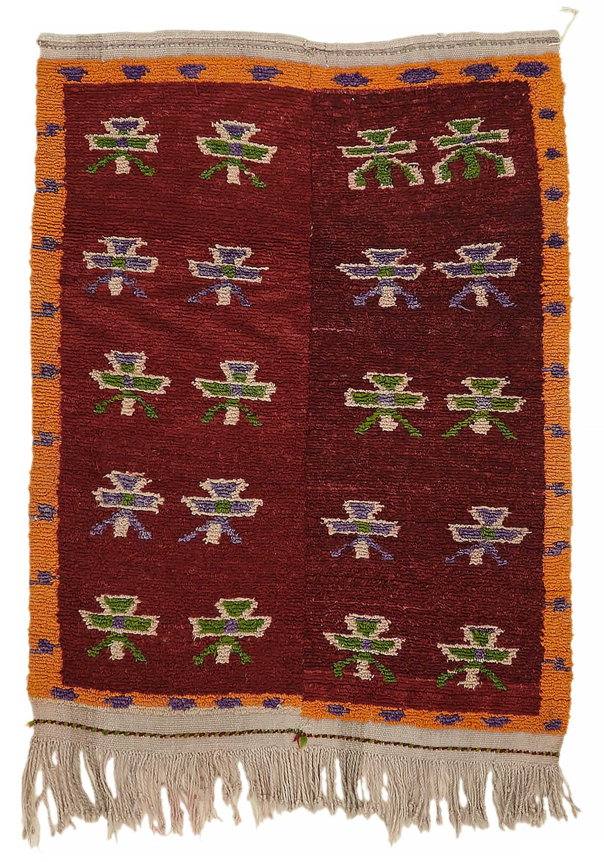 3x5 Red Vintage Tulu Rug - 45658