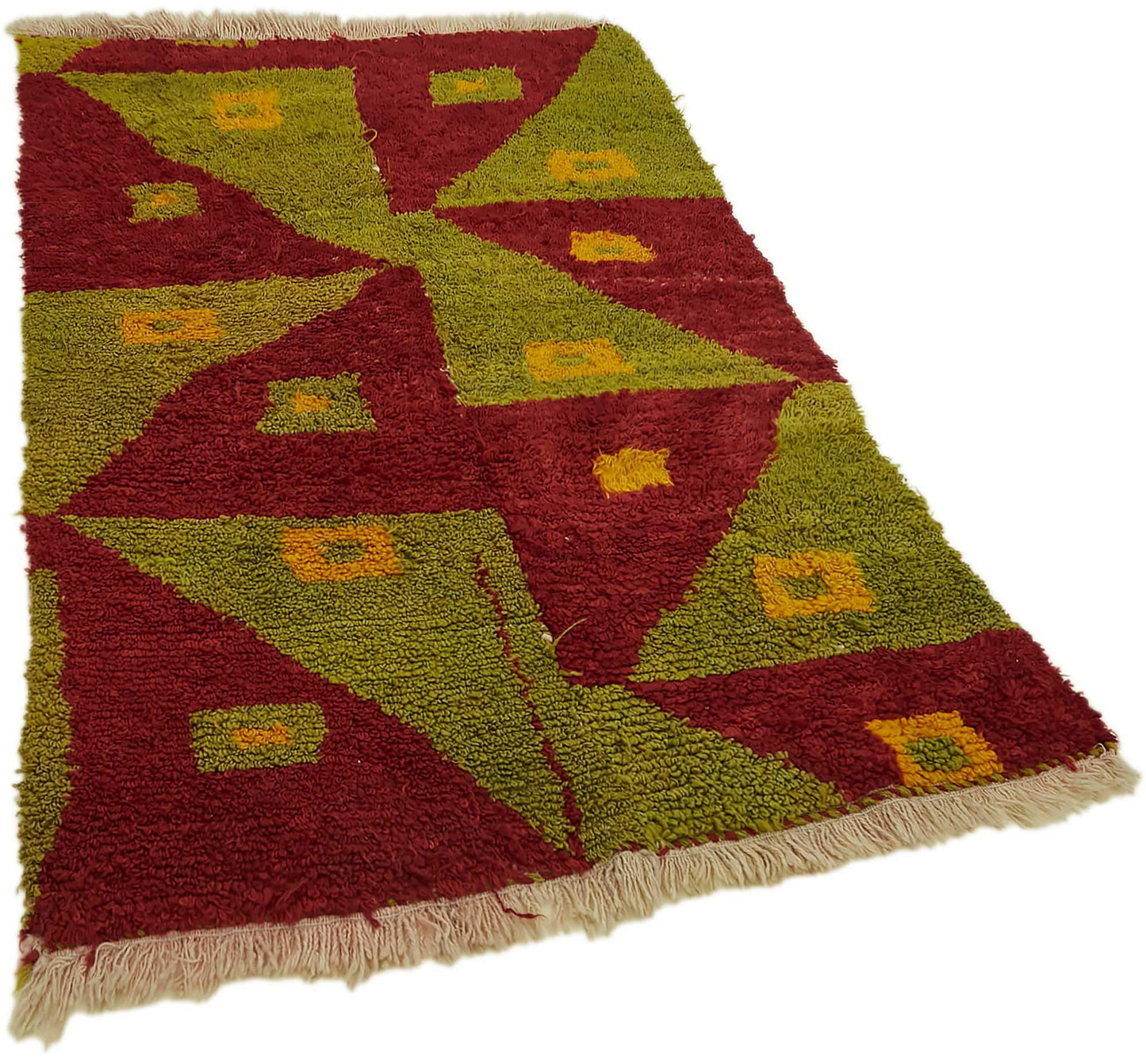 3x5 Green Vintage Tulu Rug - 45659