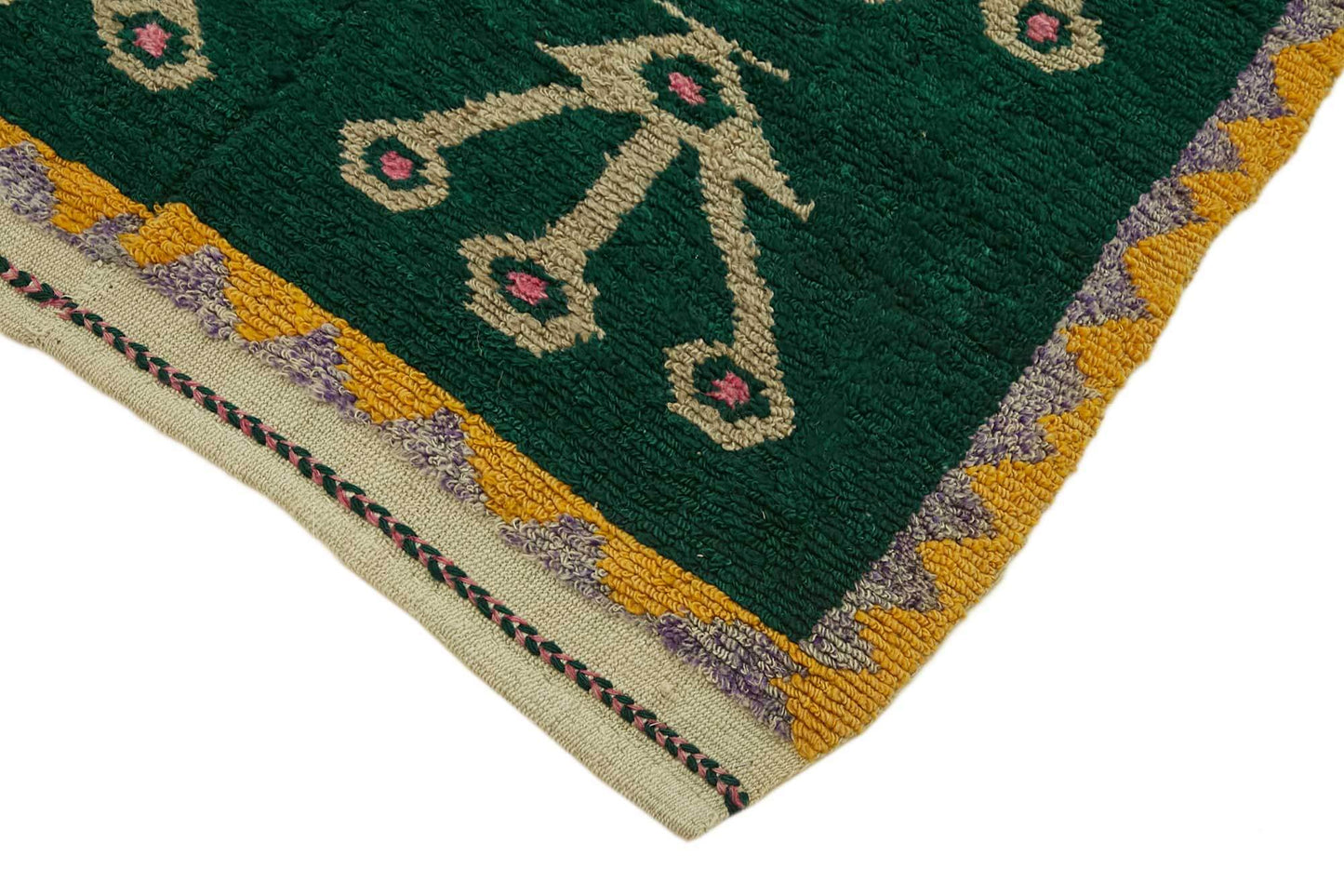 3x4 Green Vintage Tulu Rug - 45660