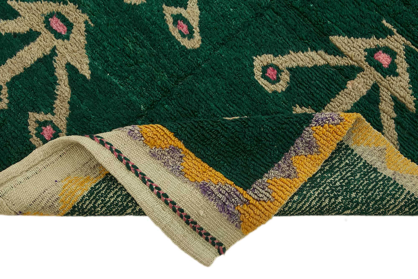 3x4 Green Vintage Tulu Rug - 45660