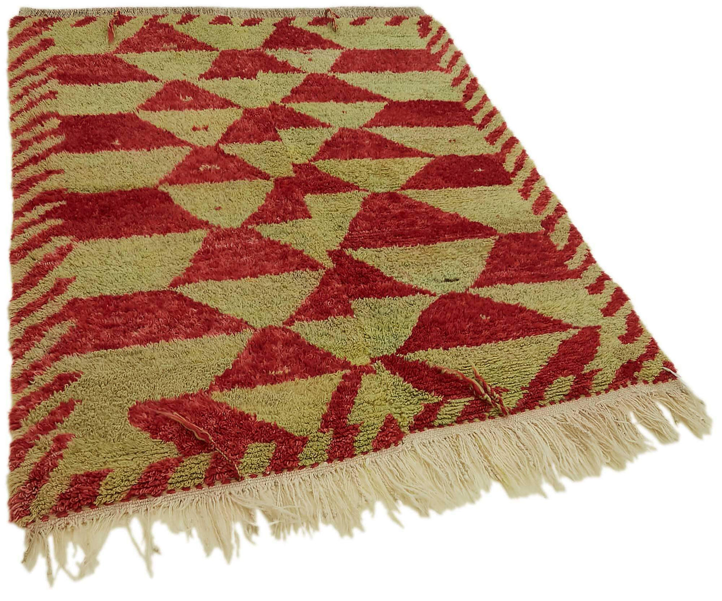 4x5 Green Vintage Tulu Rug - 45662