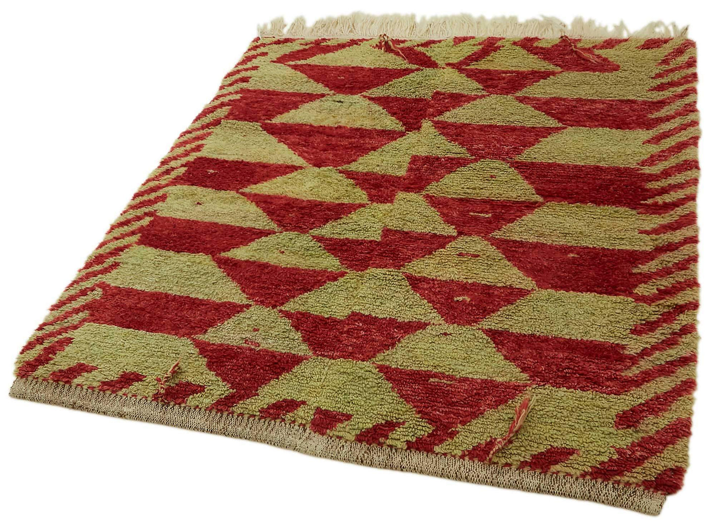 4x5 Green Vintage Tulu Rug - 45662