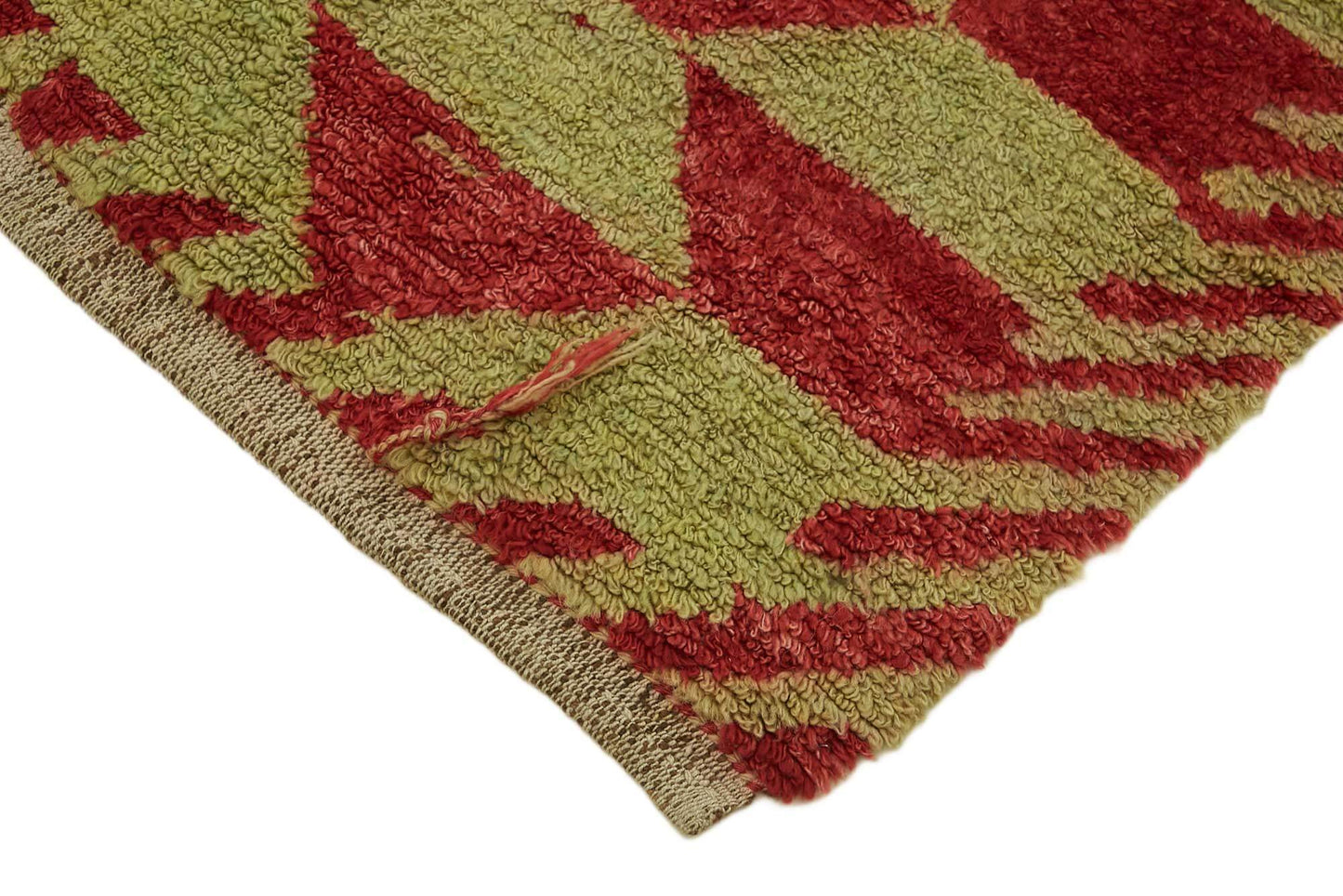 4x5 Green Vintage Tulu Rug - 45662