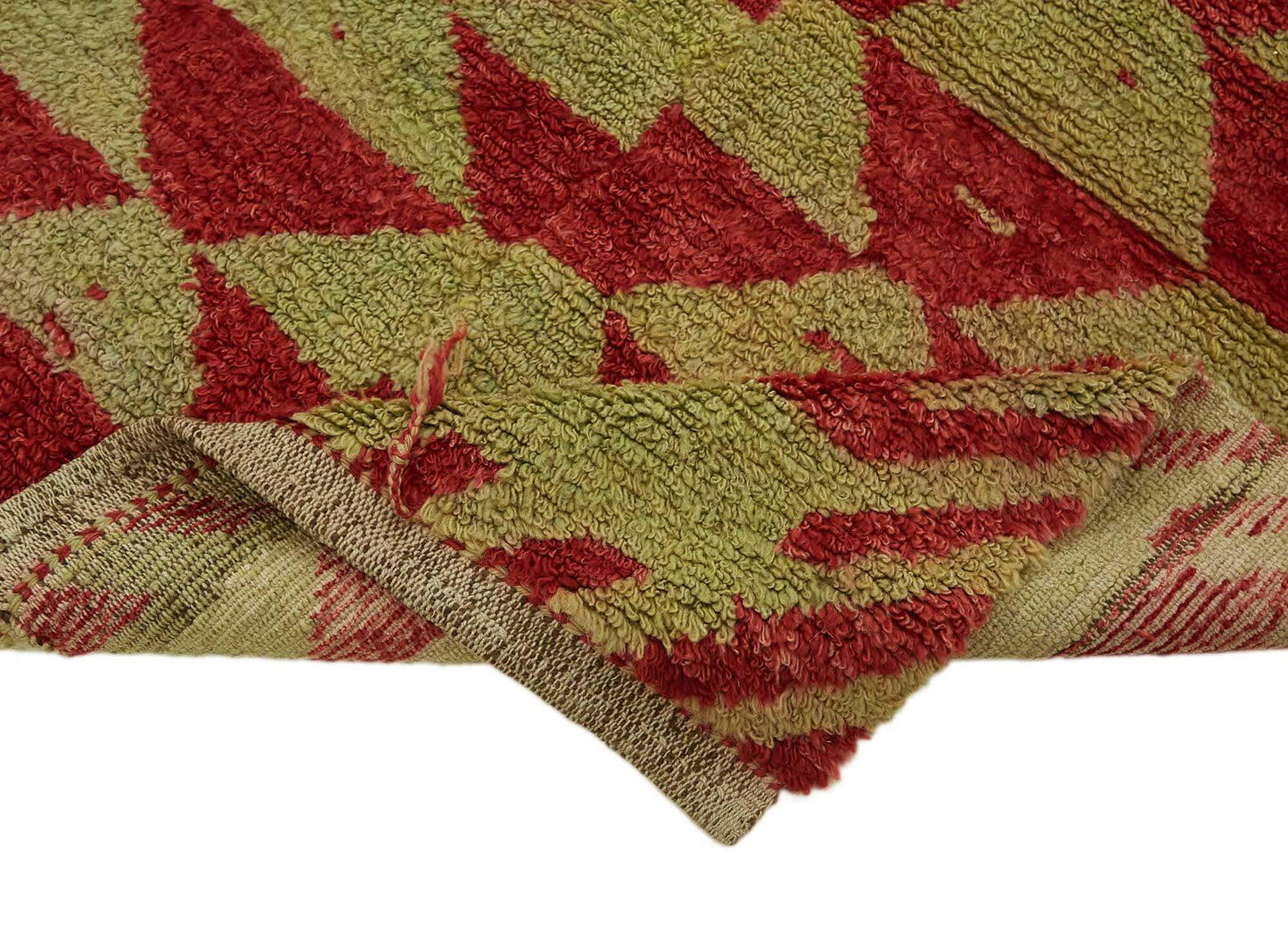 4x5 Green Vintage Tulu Rug - 45662