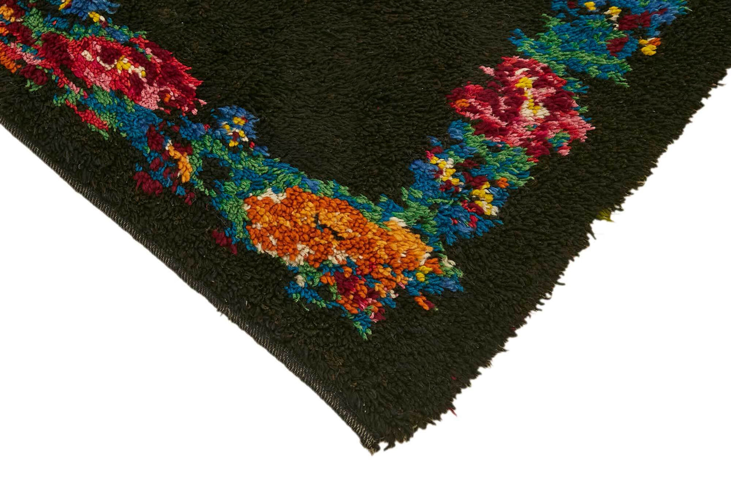 4x6 Black Vintage Tulu Rug - 45663