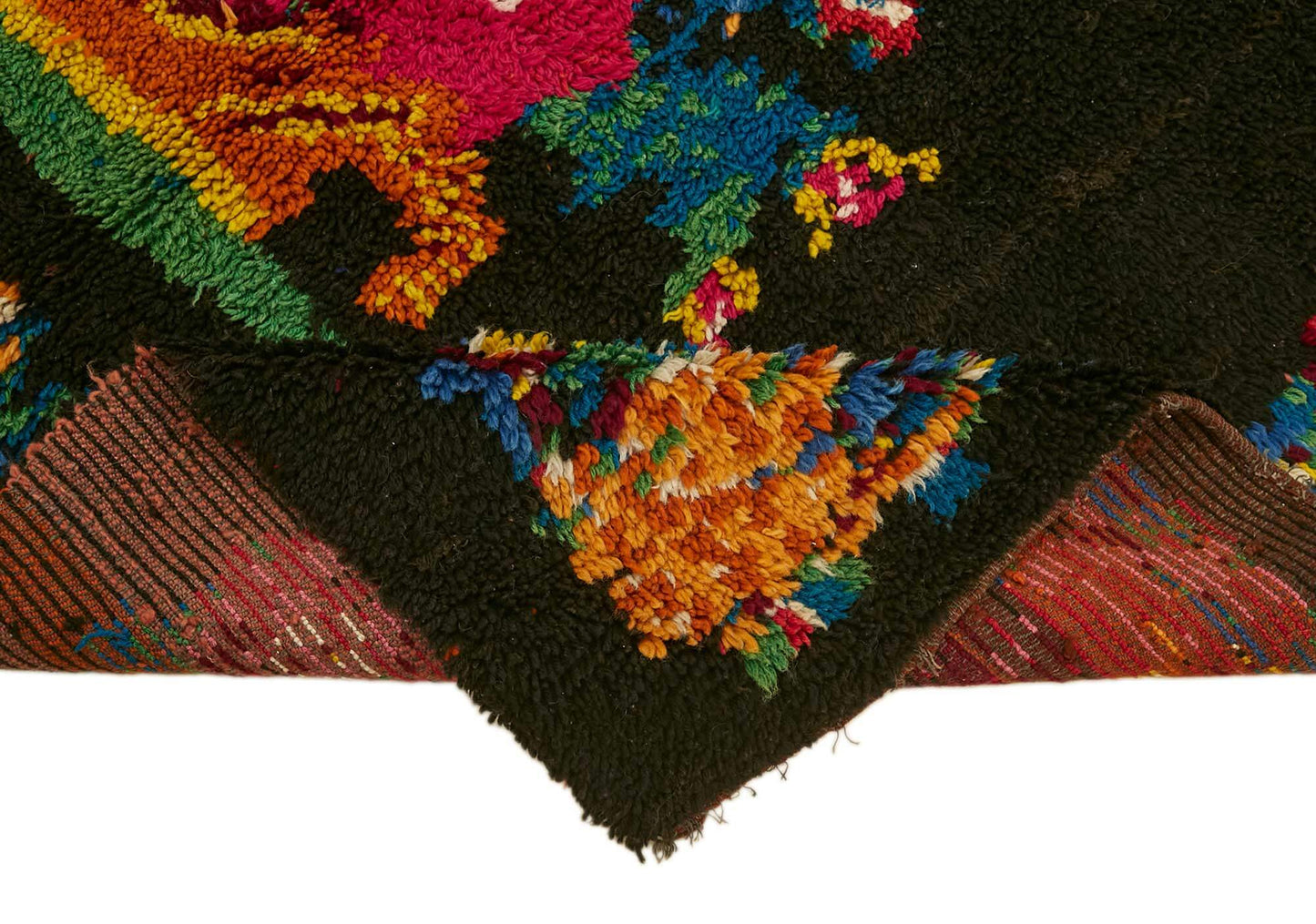 4x6 Black Vintage Tulu Rug - 45663