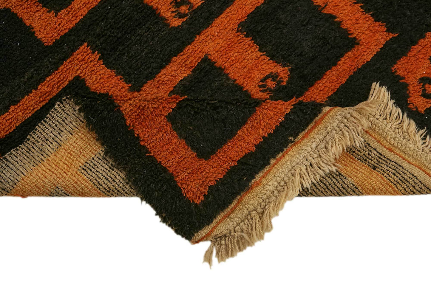 4x5 Black Vintage Tulu Rug - 45668