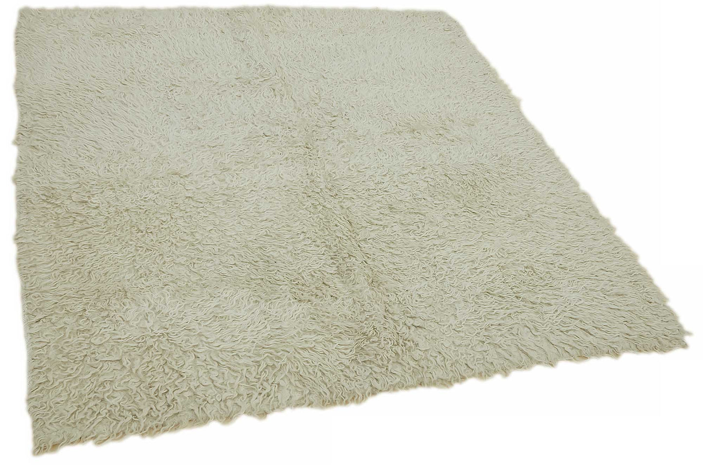 5x5 White Vintage Tulu Rug - 45671