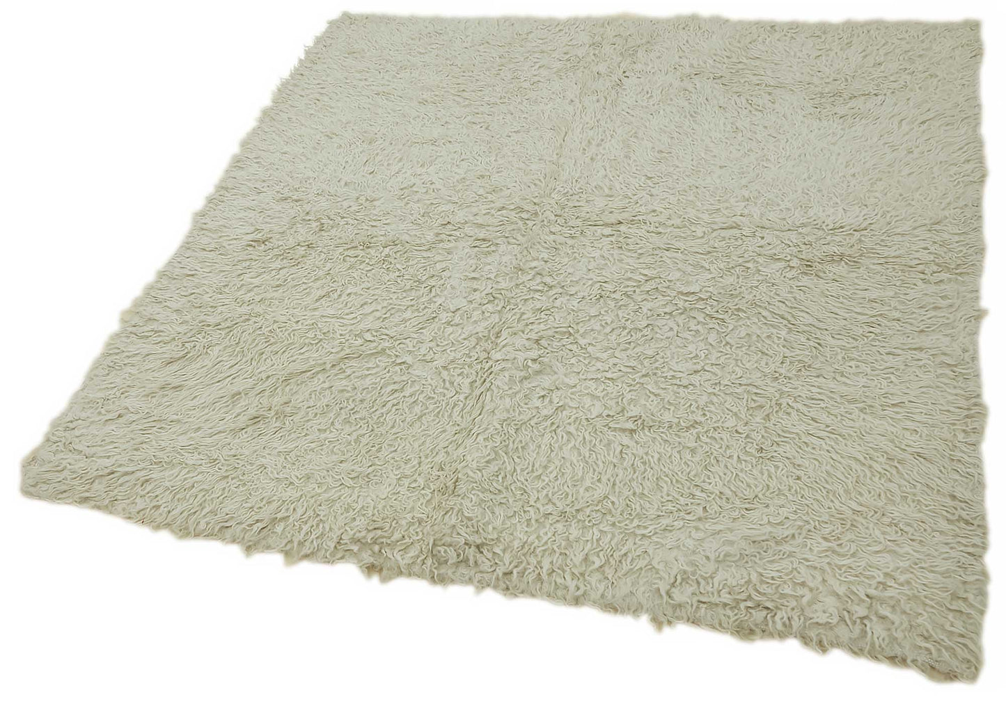 5x5 White Vintage Tulu Rug - 45671