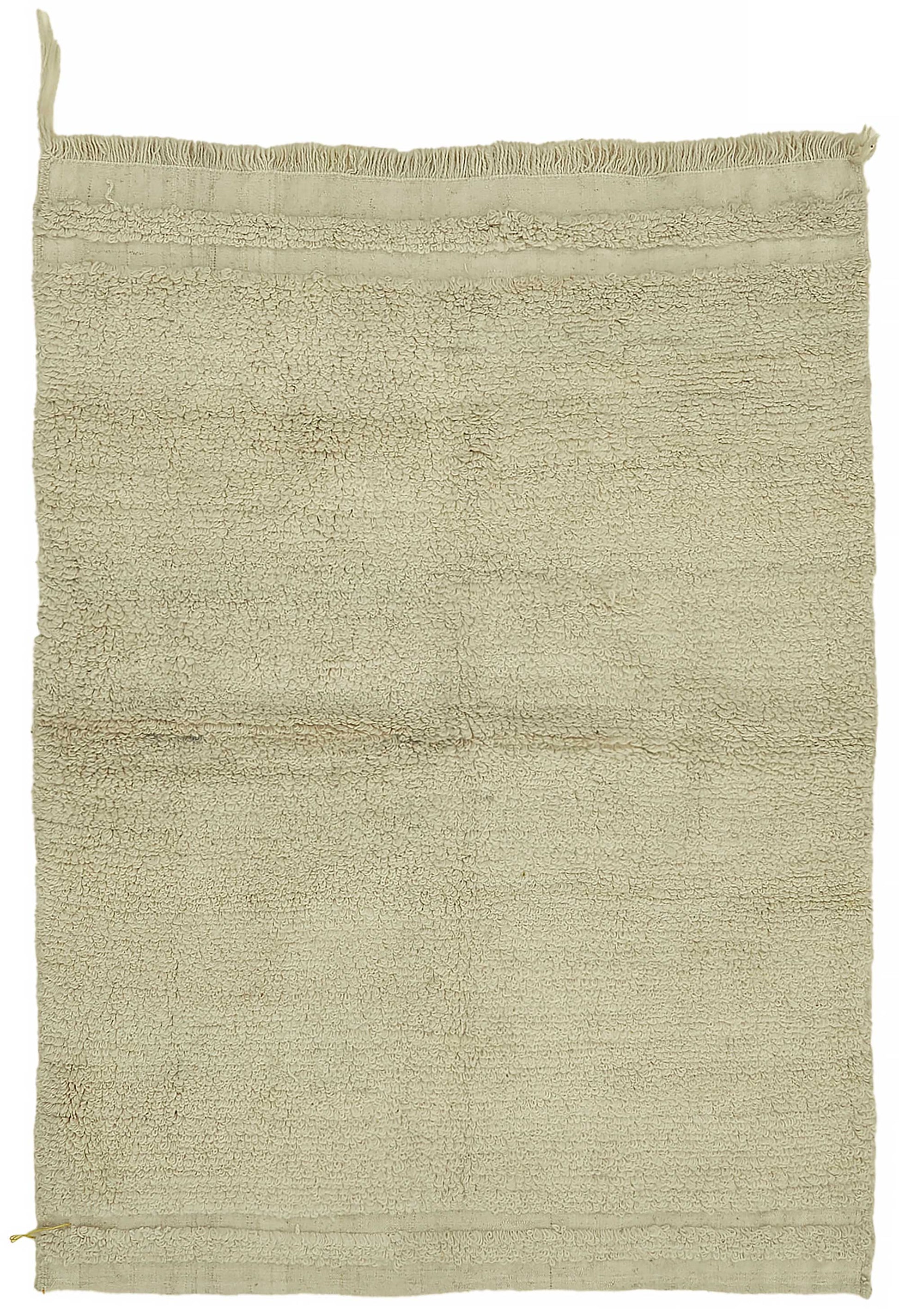 4x5 White Vintage Tulu Rug - 45672