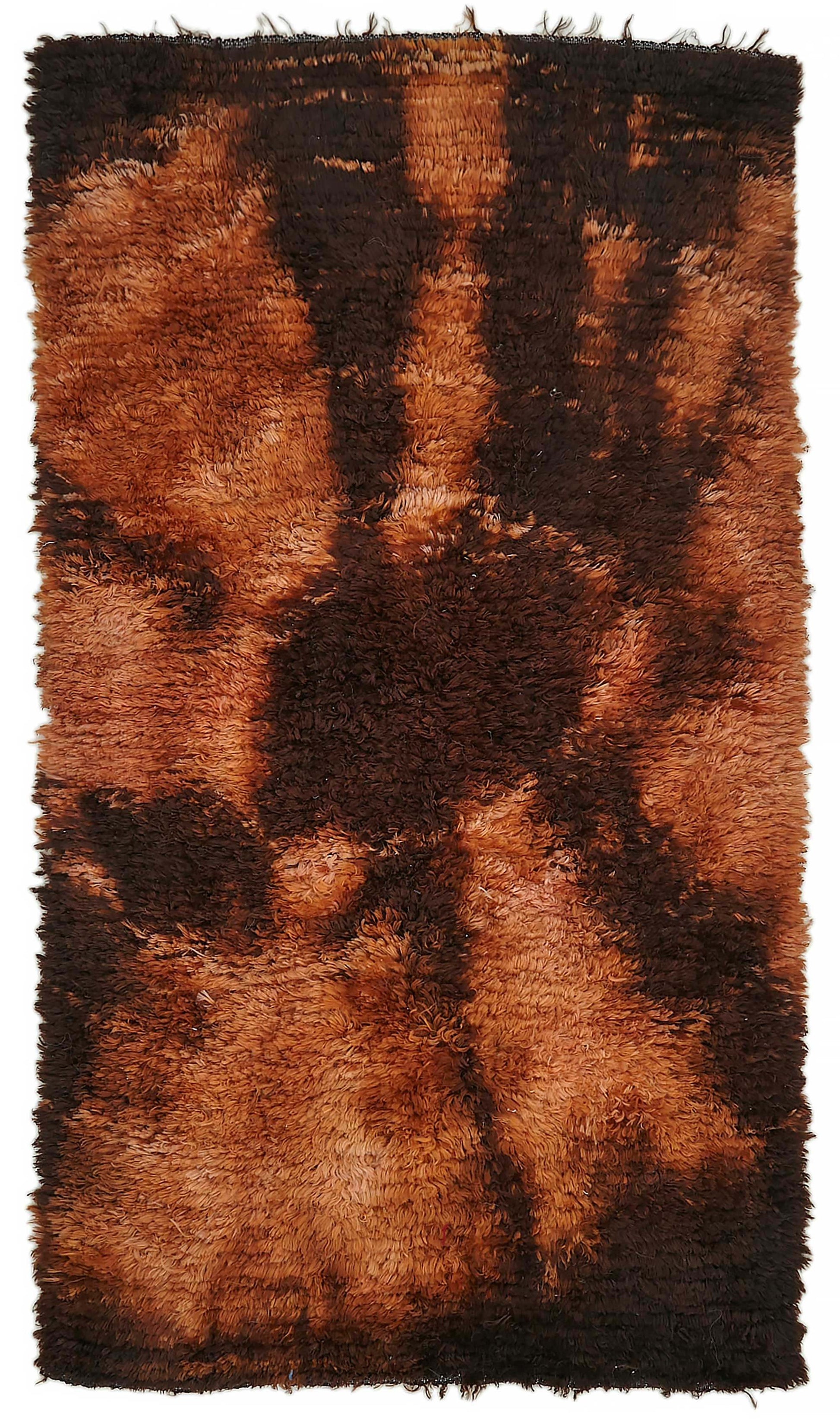 4x7 Brown Vintage Tulu Rug - 45674