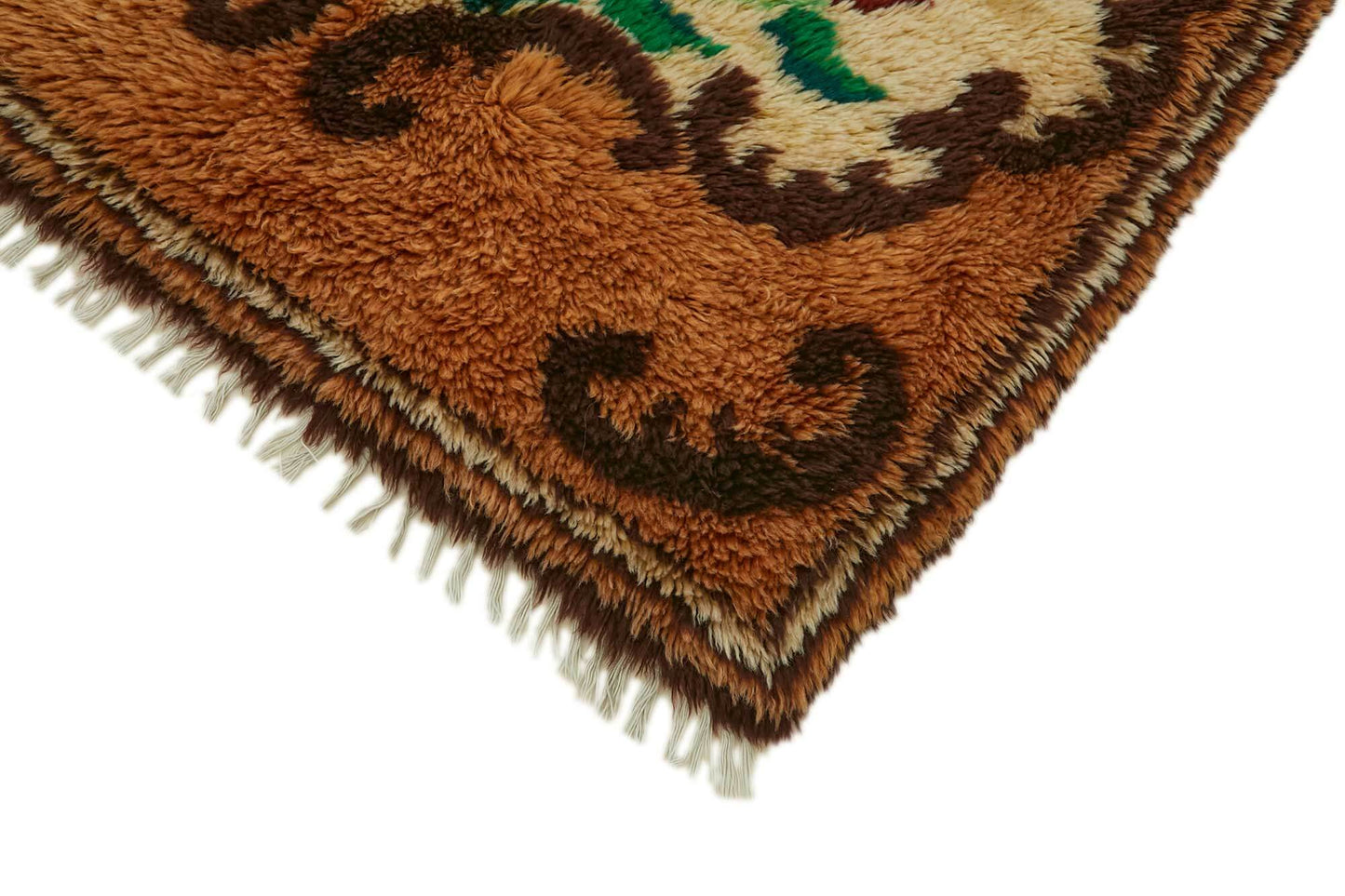 4x7 Brown Vintage Tulu Rug - 45676