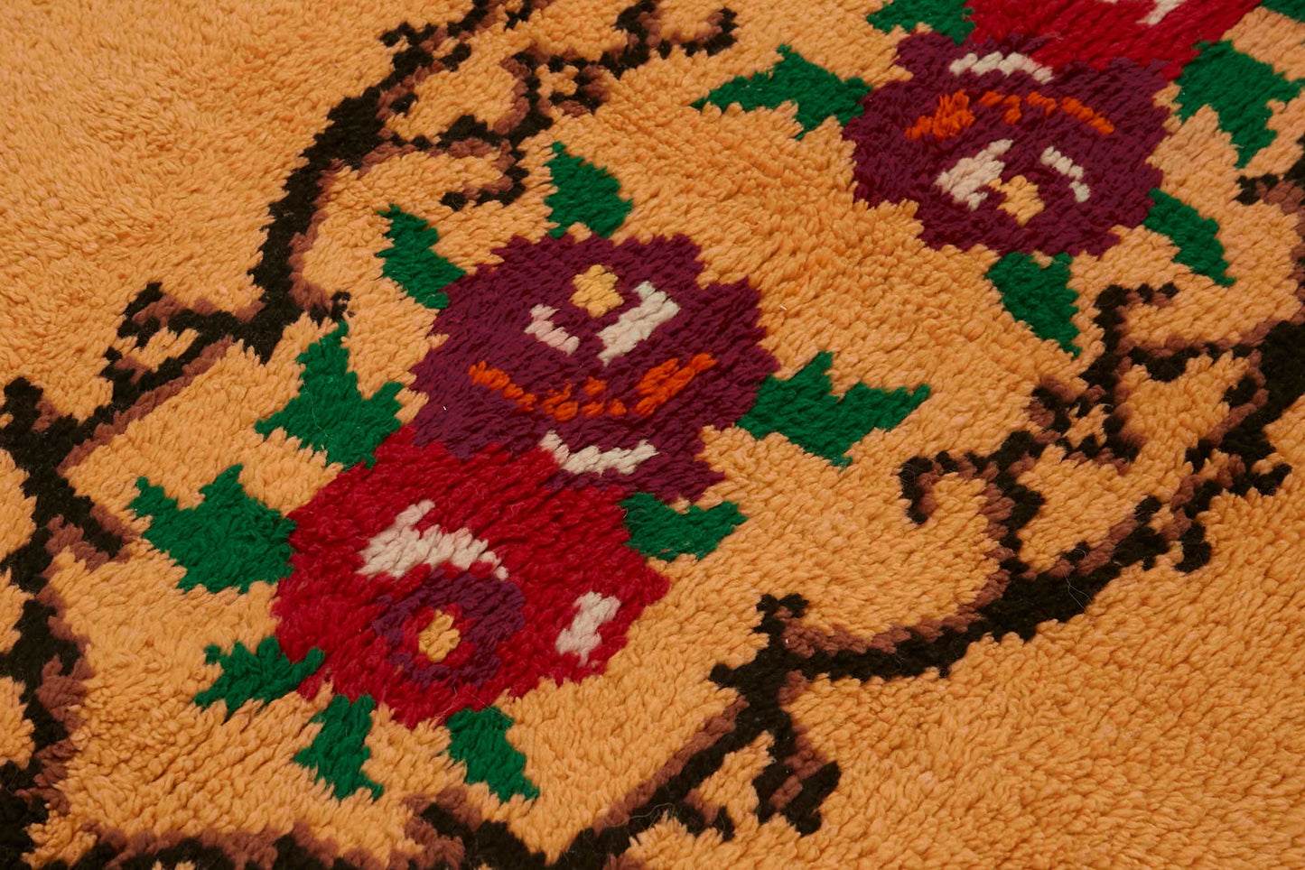 5x7 Orange Vintage Tulu Rug - 45687