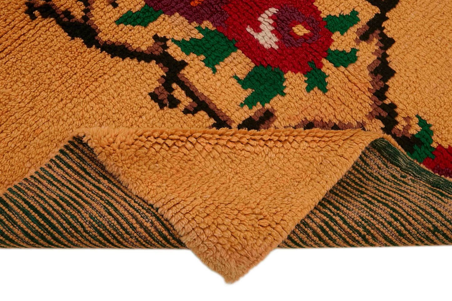 5x7 Orange Vintage Tulu Rug - 45687