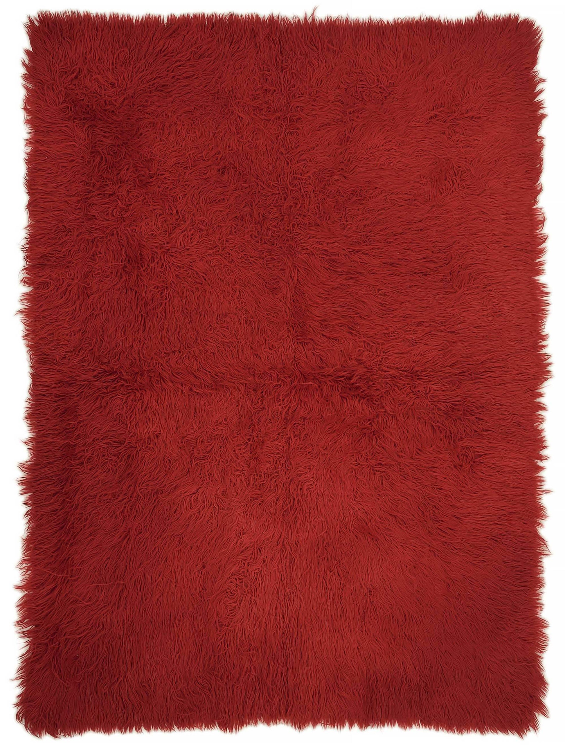 6x8 Red Vintage Tulu Rug - 45689