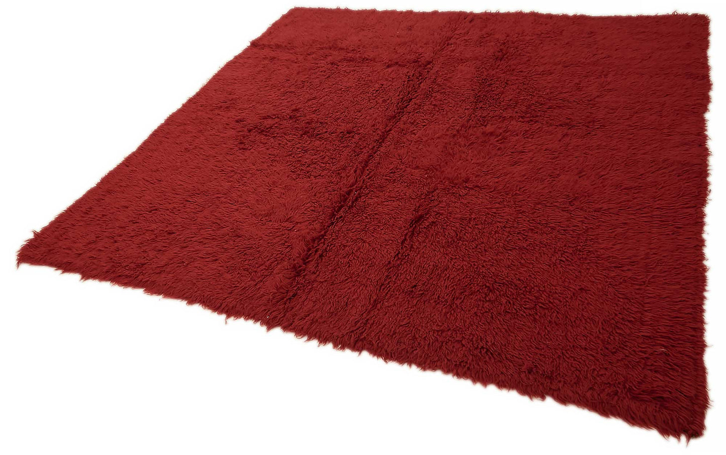 7x7 Red Vintage Tulu Rug - 45691