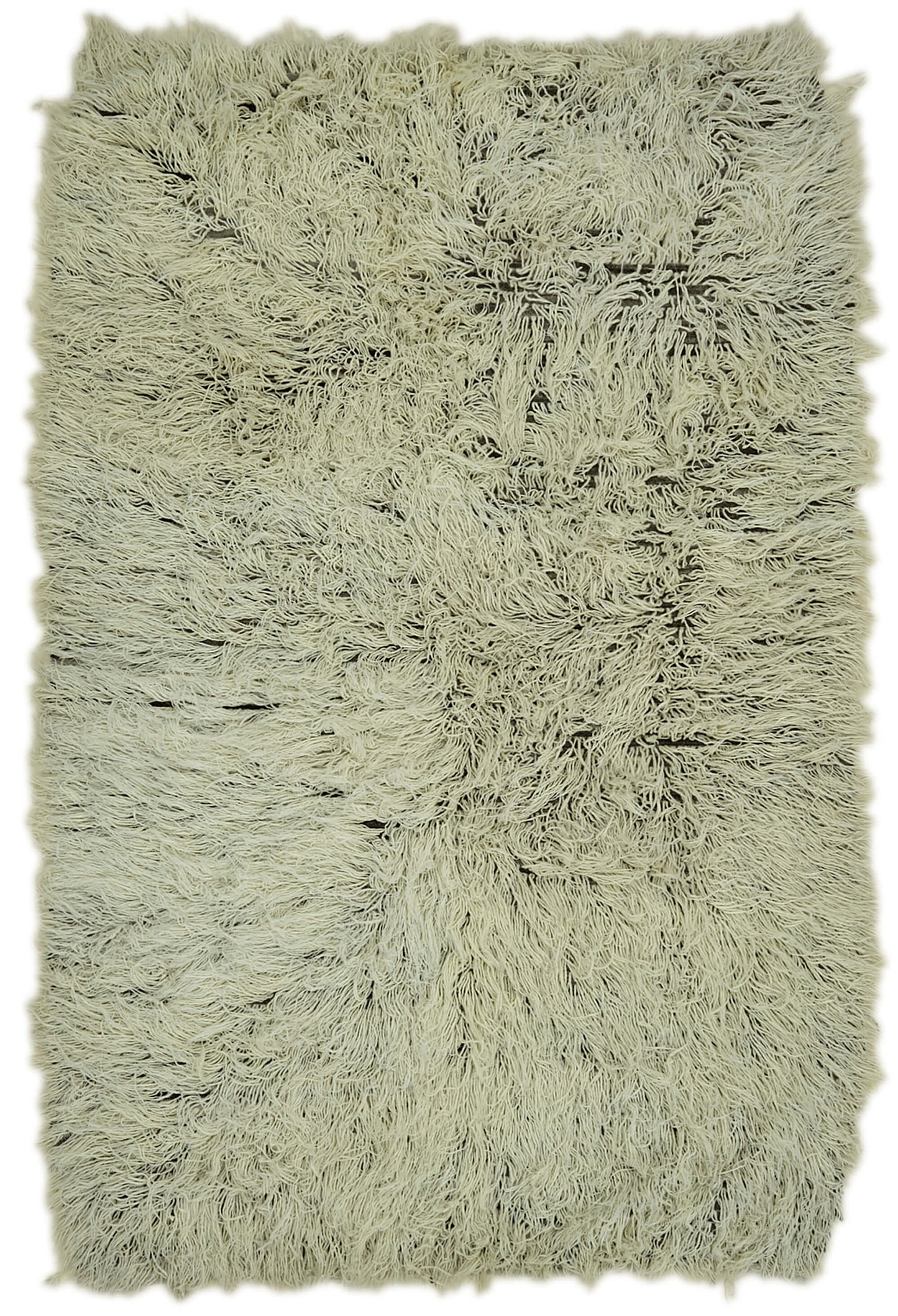 5x8 White Vintage Tulu Rug - 45706