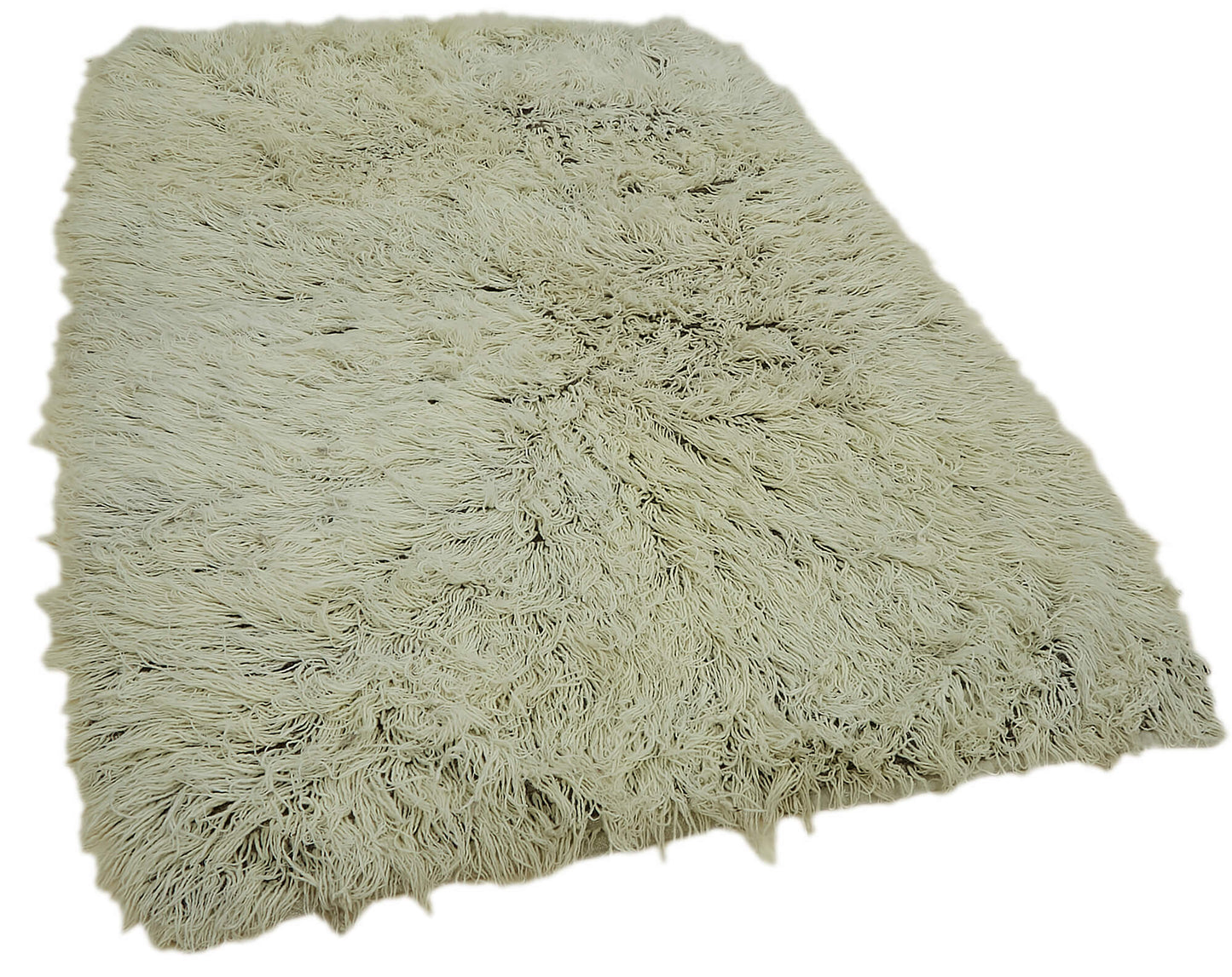 5x8 White Vintage Tulu Rug - 45706