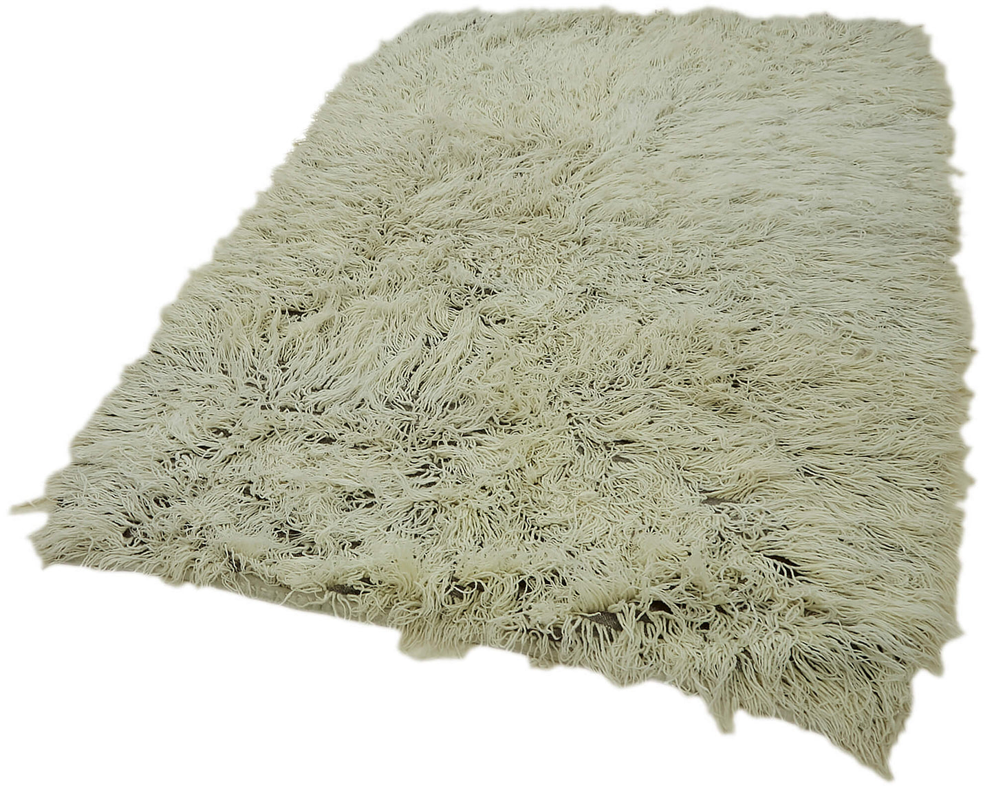 5x8 White Vintage Tulu Rug - 45706