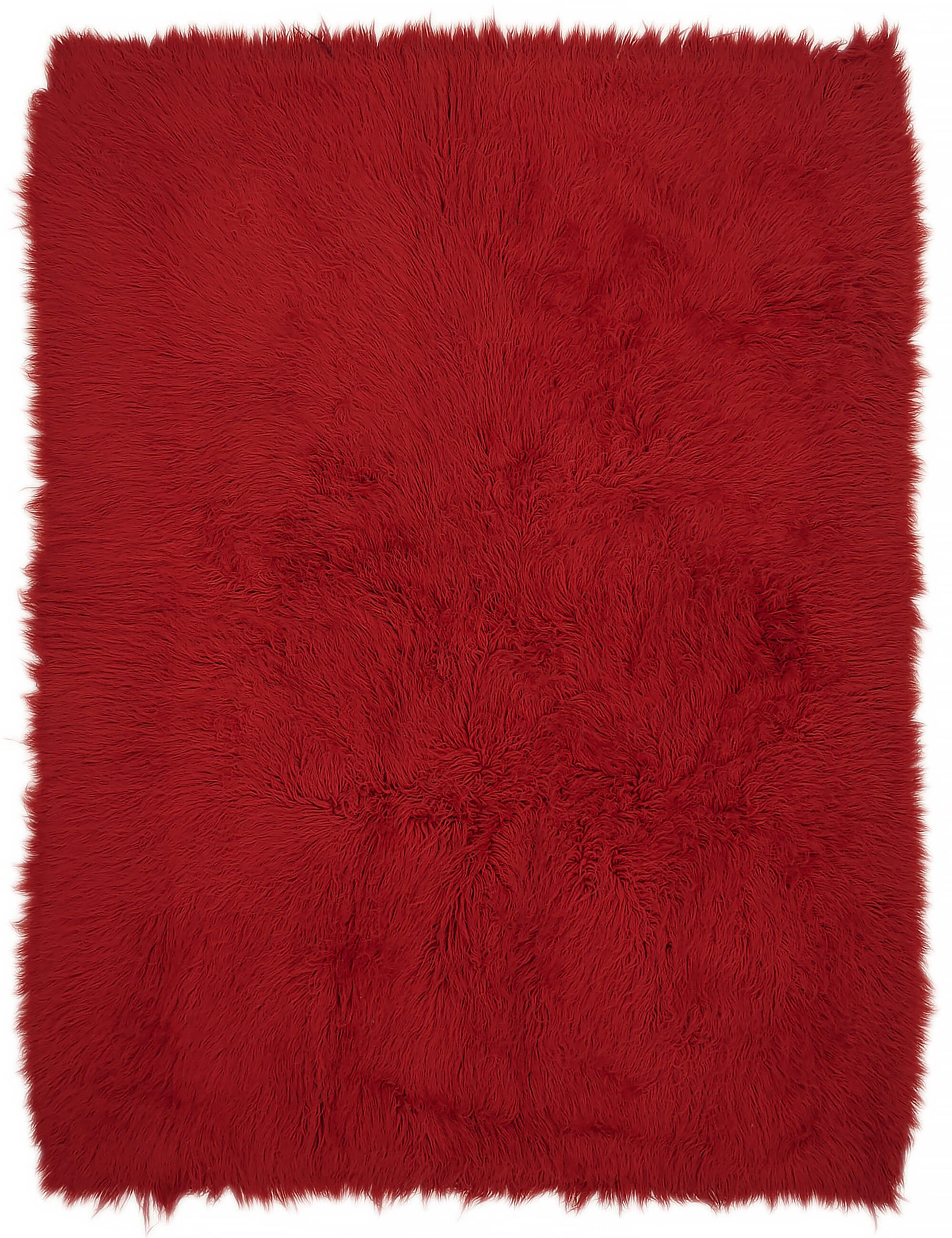 6x8 Red Vintage Tulu Rug - 45707