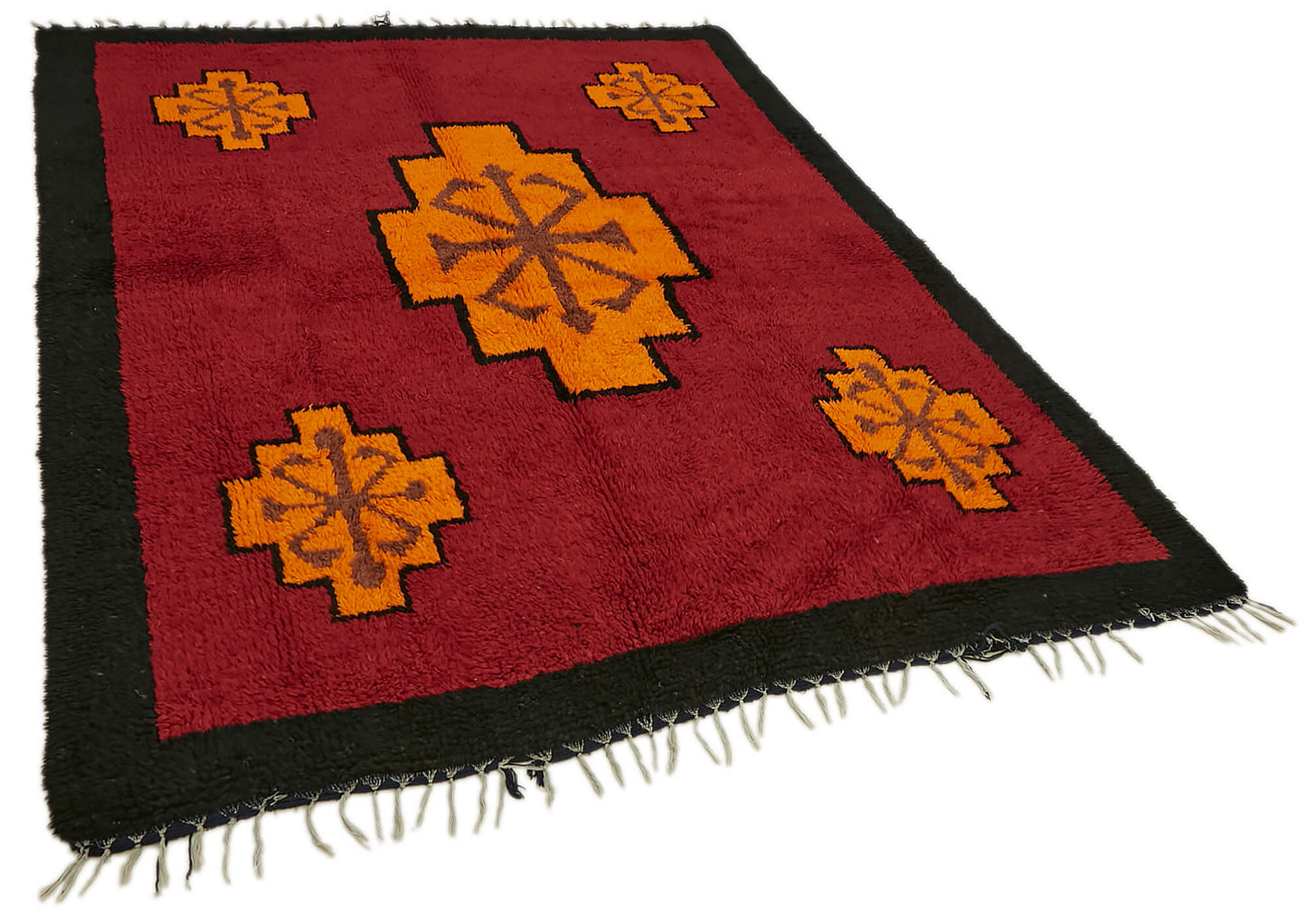 6x8 Red Vintage Tulu Rug - 45708