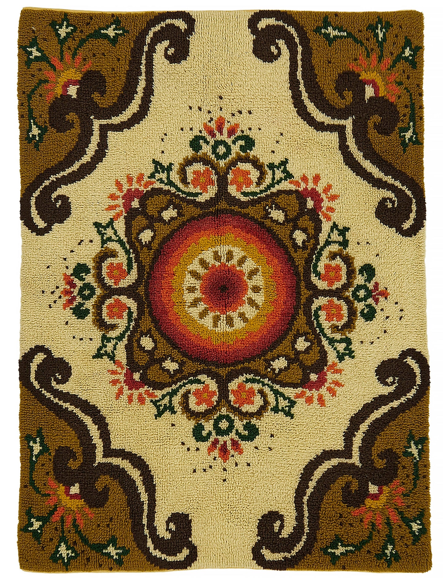 5x7 Brown Vintage Tulu Rug - 45713