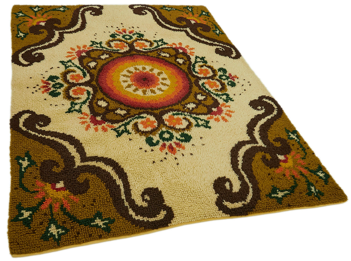 5x7 Brown Vintage Tulu Rug - 45713