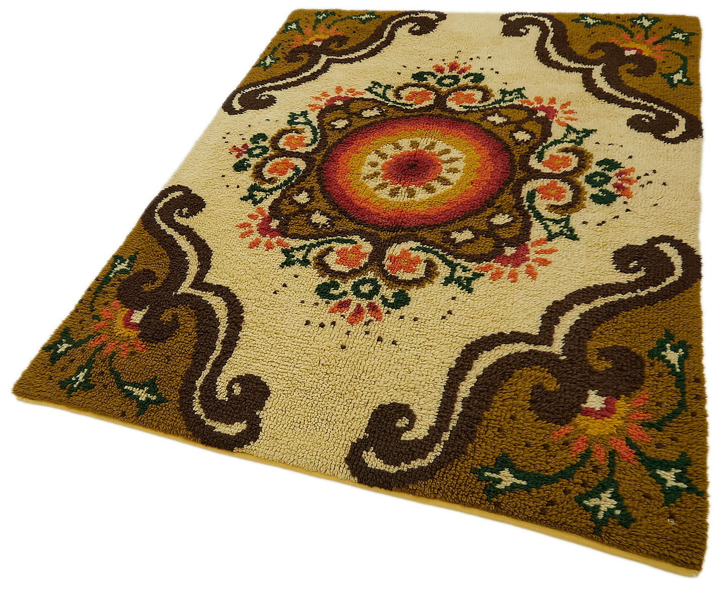 5x7 Brown Vintage Tulu Rug - 45713