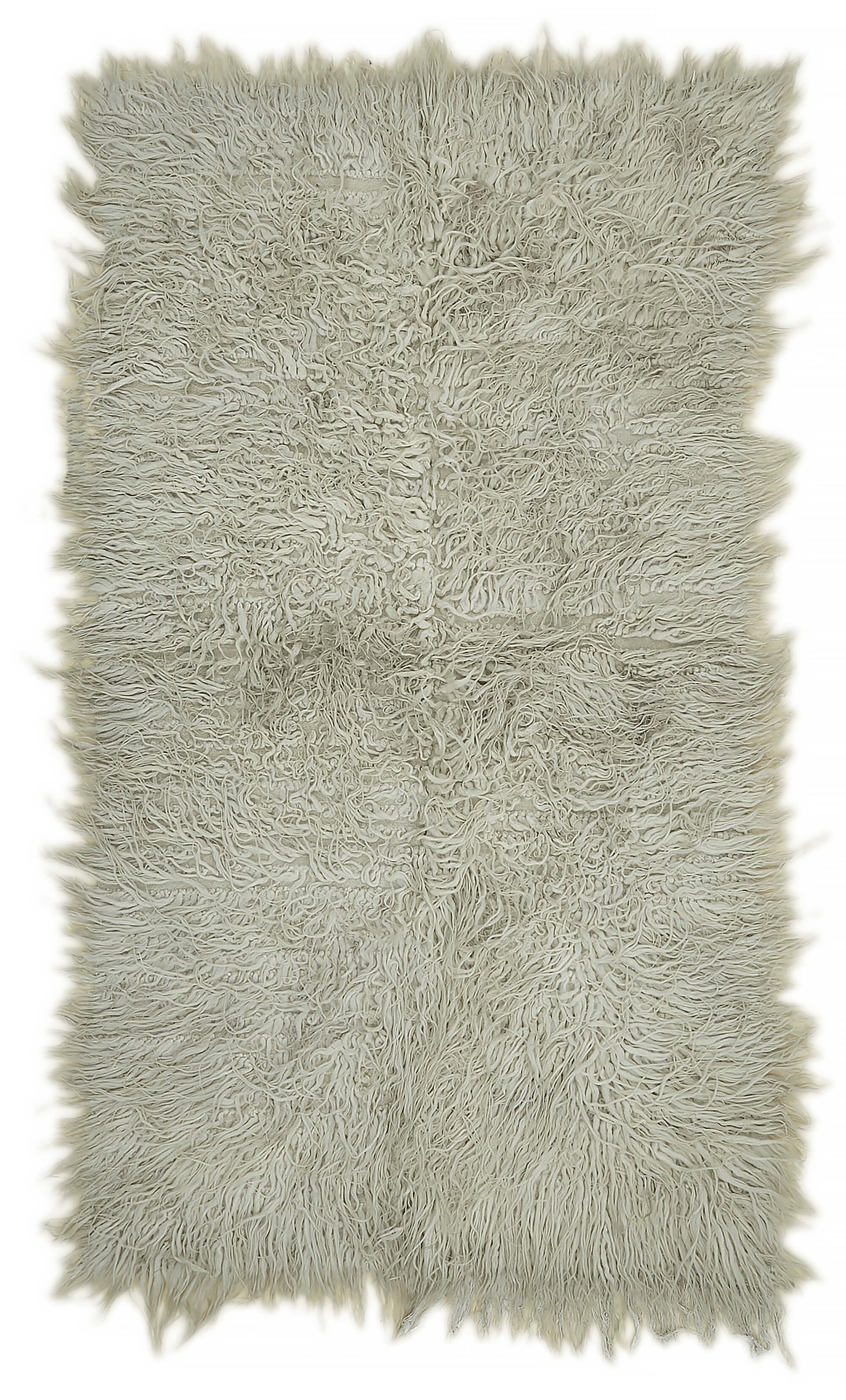 4x8 White Vintage Tulu Rug - 45718