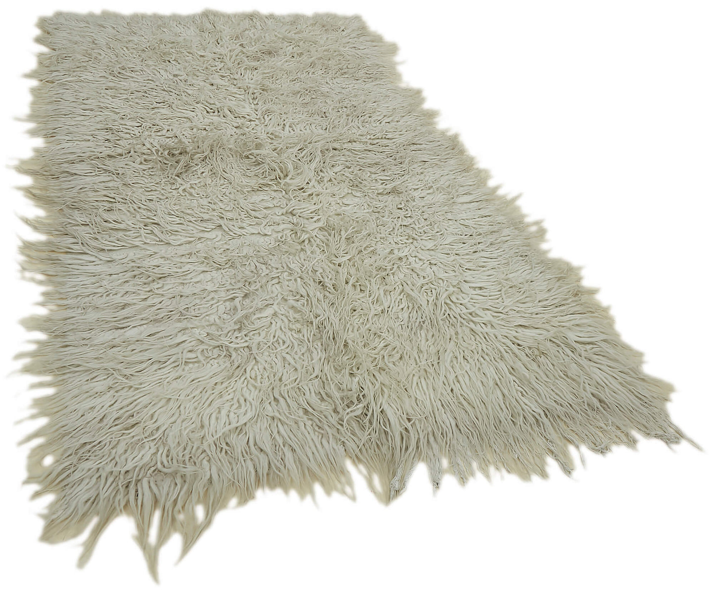 4x8 White Vintage Tulu Rug - 45718