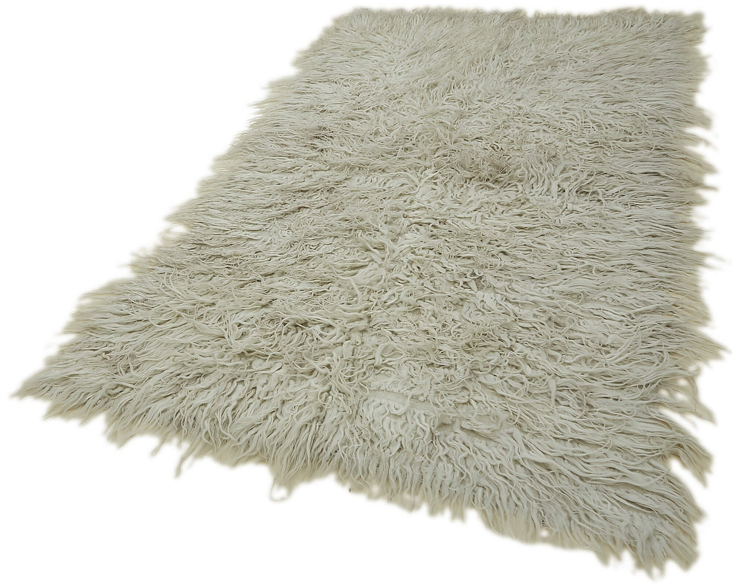 4x8 White Vintage Tulu Rug - 45718