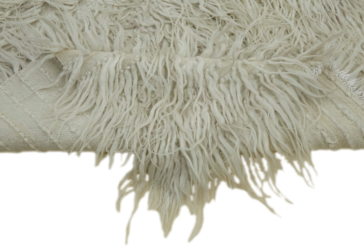 4x8 White Vintage Tulu Rug - 45718