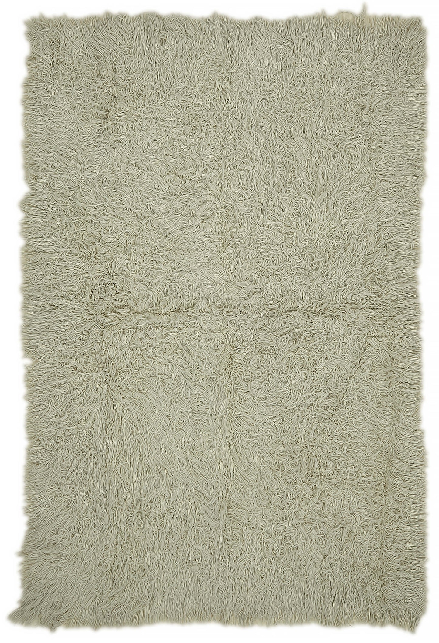 5x8 White Vintage Tulu Rug - 45721