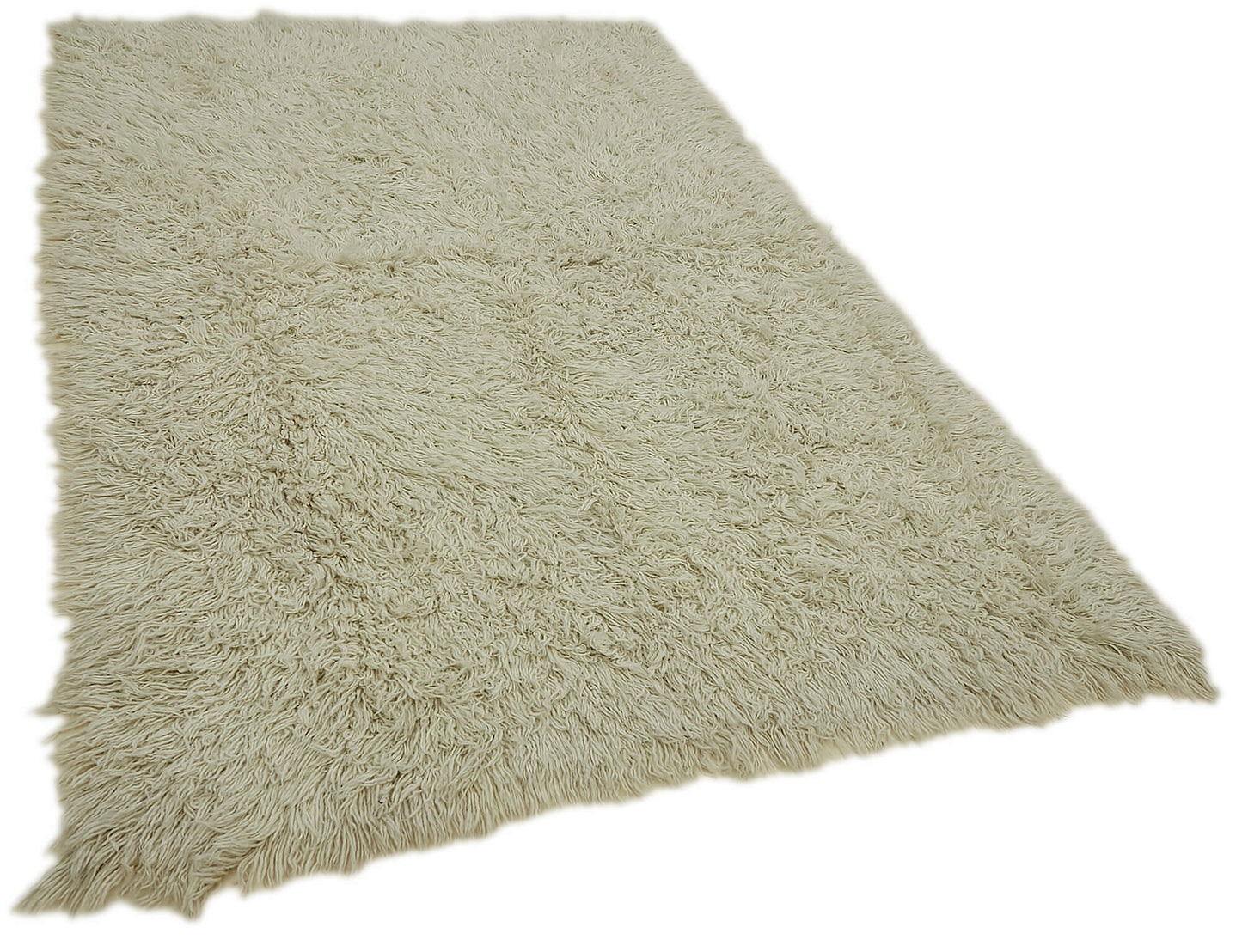 5x8 White Vintage Tulu Rug - 45721