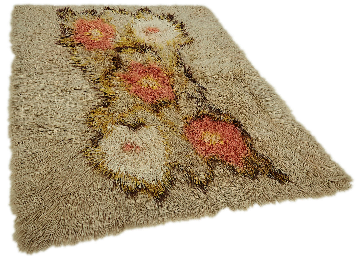 5x7 Beige Vintage Tulu Rug - 45728