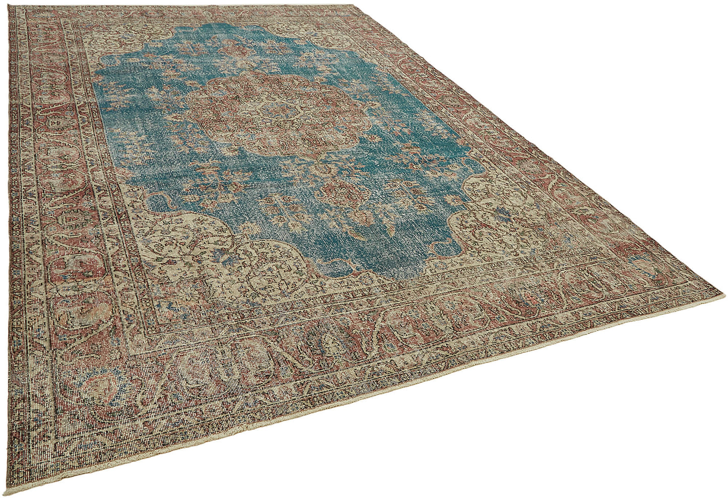 9x12 Beige Vintage Large Area Rug - 46042